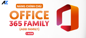 CodeTutHub - Microsoft Office 365 Family 1 Slot: Trọn bộ Office, 1TB OneDrive, giá rẻ