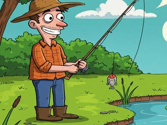 Truyện cười: Đau tim vì câu cá - Code Tut Hub